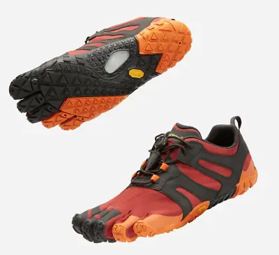 Vibram Fivefingers V-Trail 2.0 Pompeian Red/Black Men's EU Sizes 38-50 NEW!!! • $124.95