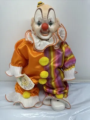 Vintage 1989  Joey Clown Doll Victoria Ashlea Original Limited Edition 15” • $89.96