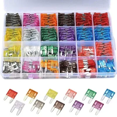 250Pcs Mini Blade Fuse Assortment Kit 2A-40A For Car/RV/Truck/Motorcycle/Boat • $17.90