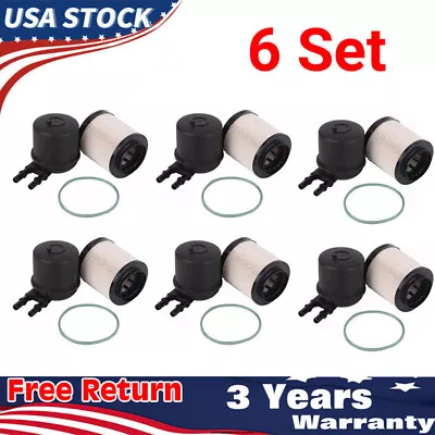 New 6PCS FD4615 Powerstroke Diesel Fuel Filter Kit For 2011-2015 6.7L Ford F250 • $52.99