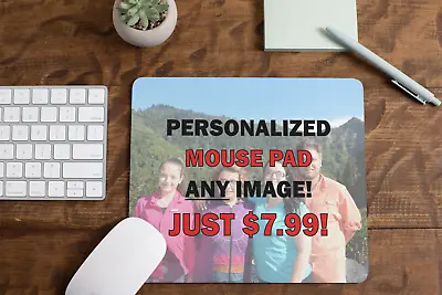 CUSTOM Mouse Pad | Any Image Logo Photo Or Design | Personalized Mousepad • $7.99