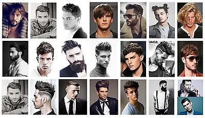 £7.99 • Buy Hairdresser,barber,hair Salon,hair Style A4 A3 A2 Men's Hair Poster Buy1get2free