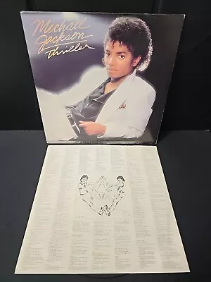 Michael Jackson - Thriller 1982 Epic VINYL RECORD QE-38112 Gatefold Lyrics  • $14.95