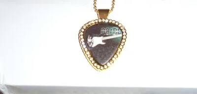 AC DC Hard Rock Band Young Hell Scott Black Edge Concert Pendant Necklace Chain • £24.08