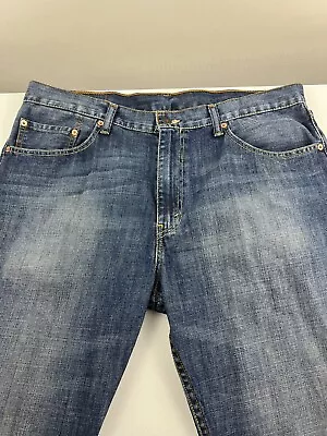 Men's Levis 503 Denim Jeans Straight Zip Fly W36 L32 Mid Wash • $33