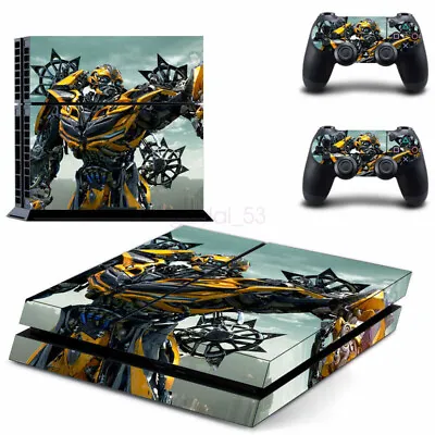 $20.65 • Buy AU NEW Transformers Skin Sticker Decals Cover Console +2 Controller Set For PS4