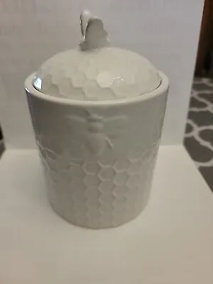 Vintage Ceramic Honeycomb  Design Canister • $13