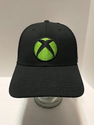 Xbox Hat Official Logo Flex Fit HAT CAP Black Green Logo Adult Gamer 2019 OSFM • $25.95