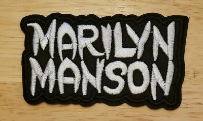 Marilyn Manson Iron/Sew-On Embroidered Patch Metal Music Rock Band 0320 • $5.47