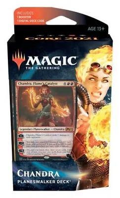 CHANDRA PLANESWALKER Deck - Core 2021 M21 Sealed Mtg NEW • $49.99