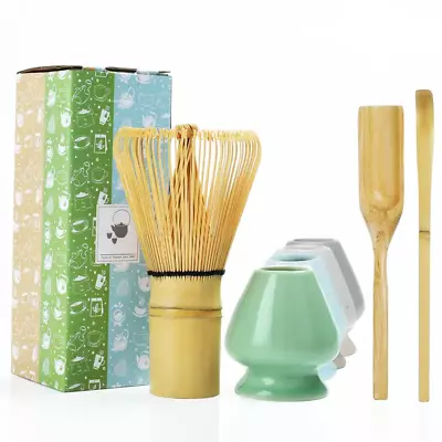 Japanese Matcha Ceremony Accessory Matcha Whisk (Chasen) Traditional Scoop ... • $22.78