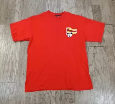 Vintage Disney University Mickey Mouse Red T Shirt Men's XL  • $13.75