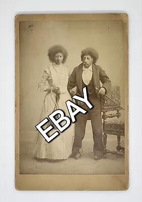 Vintage Original Circus Sideshow Freaks African American Black Cabinet Photo • $1999.99