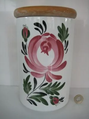 £24.99 • Buy PORTMEIRION WELSH DRESSER LARGE STORAGE CANISTER JAR 8 1/2  By ANGHARAD MENNA.