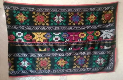 Suzani Floral Wallhangings Uzbek Suzani Handmade Antique 1970s Home Decor • $167.30