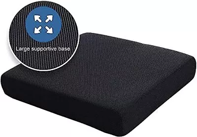 Wheelchair Cushions Waterproof Pressure Cushion Memory Foam Bottoms Seat Pad • £16.99