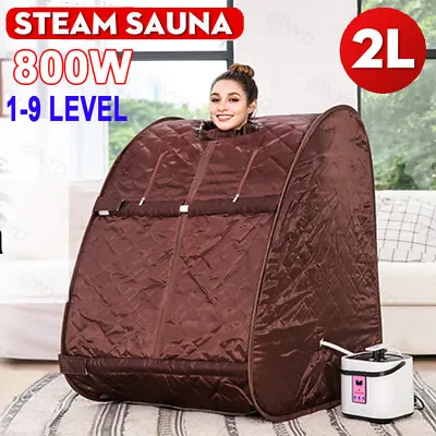 Steam Sauna Folding Home Spa Tent For Body Slim & Detox Therapy Indoor Relax PRO • $95