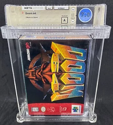 Doom 64 Wata 7.0 A New Factory Sealed (Nintendo 64 1997) N64 H-Seam Ntsc • £960.16