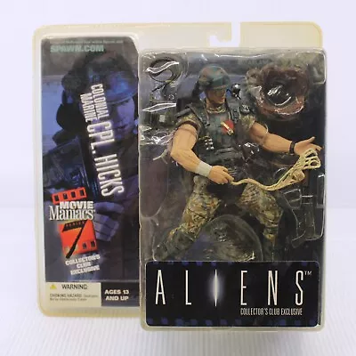 D5 McFarlane Movie Maniacs 7 Aliens Action Figure Colonial Marine CPL Hicks • $24.95