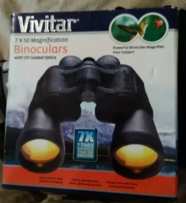 Vivitar Binoculars 7 X 50 Magnification With UV Coated Optics • $18