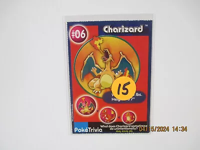 1999 Nintendo Pokemon #06 Charizard • $15