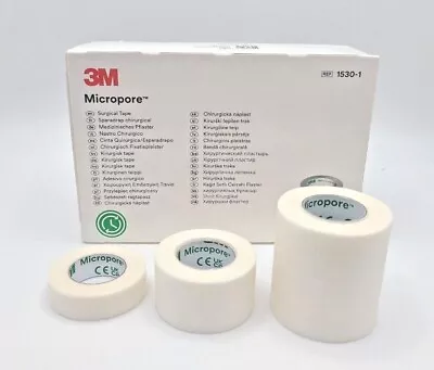 3M- Micropore Surgical Tape 1.25cm 2.5cm 5cm - Premium Quality - Eyelash Tape • £3.60