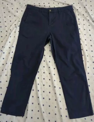 J. Crew High-Rise Girlfriend Chino Pant Navy Blue Size 12 AD156 Pre-owned • $11.99