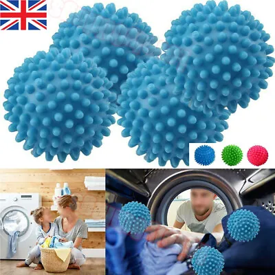 1/5pcs Tumble Dryer Balls Softener Faster Drying Time Washing Machine Balls Tool • £2.99