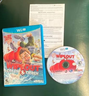 Wipeout: Create & Crash (Nintendo Wii U 2013) Tested - Free Shipping • $11.95