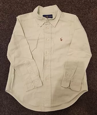 Ralph Lauren Boys Green Shirt Size 4 NWOT • $22