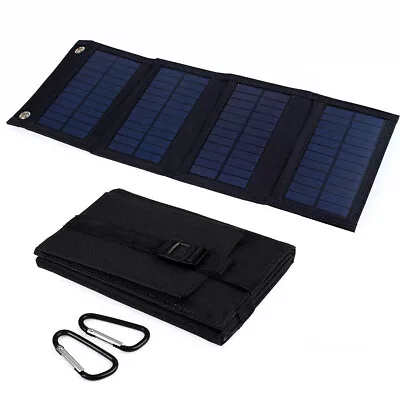 30W Solar Charger Outdoor Foldable Solar Panels 5V USB Portable Solar Cell. • £18.49