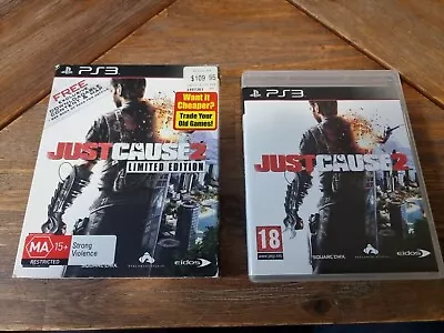 🇦🇺 Playstation 3 Game Just Cause 2 Limited Edition Includes Manual & Map • $25