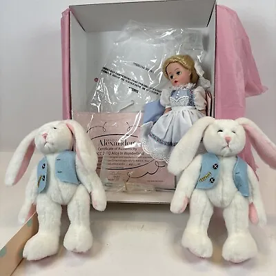 Madame Alexander Alice In Wonderland 35415 10” COA 40/65 In Box W/ Bears • $350