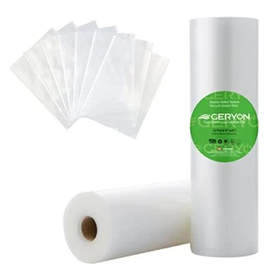 $21.52 • Buy GERYON Vacuum Sealer Bags For All Food Vacuum Sealer Machine, 2 Pack 8  X 16'...