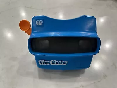 Vintage Blue Viewmaster 3D View-Master Viewer Toy Orange Handle • $12
