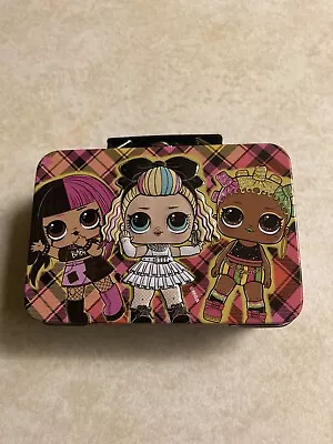 LOL Dolls Mini 4  Tin Metal Lunch Box Holder Case • $4.99