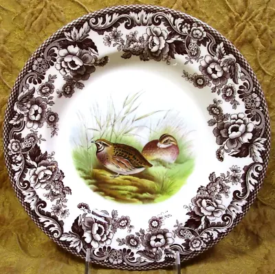 1 SPODE Woodland QUAIL 10 3/4  DINNER Plate - Made In England • $25