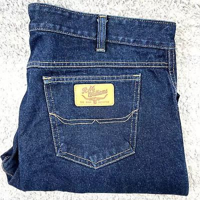 RM Williams Blue Denim Jeans W38 L34 Denim Zip Fly Made In Australia Relaxed Fit • $40
