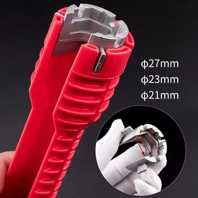 8 In 1 Sink Faucet Wrench Plumbing Repair Tool Handle Double Head Wrench Tool • $6.99