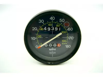 MOTO GUZZI US-17762420/A Used Speedo 80MPH 80MM Watch 42391KM • $48.60
