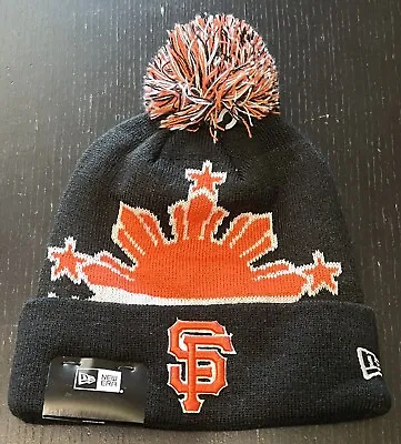 New Era San Francisco Giants Women’s Filipino Pom Beanie Knit Hat • $19.99