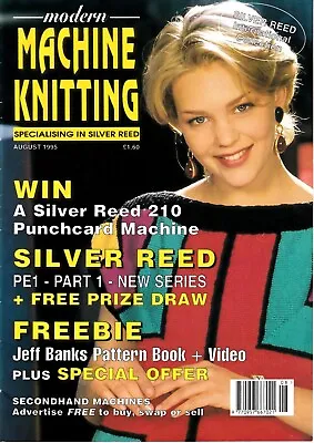 Modern Machine Knitting Pattern Magazine August 1995 Vintage Fair Isle 1990s • £6.45