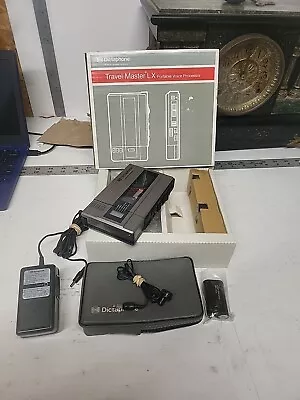 Vintage Travel Master LX Portable Voice Processor Dictaphone Not Tested • $50
