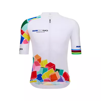 Mens Cycling TEAM Mapei 30 Uci Jersey Bicycle Jersey Cycling Shirt Bike Jersey • $20.87