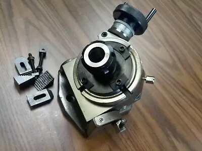 4  PRECISION TILTING ROTARY TABLE W. ER25 Collet Chuck Adapter #TTSK-100ER25 • $168