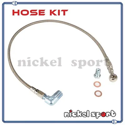 Turbo Oil Feed Line Kit Mitsubishi 4G63T DSM Eclipse 2G Garrett T25 T28 • $17.90