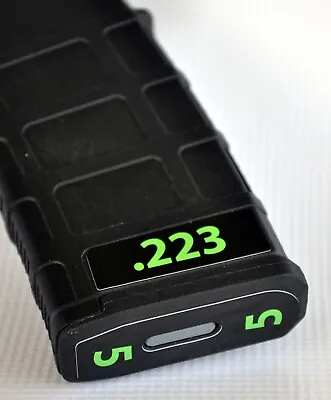 .223 MAGAZINE STICKERS Fits MAGPUL PMAG 30 GEN M3 MAGS LIME NUMBERED 1-6 • $11.50