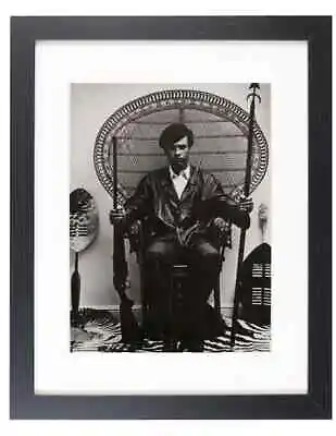 $59 • Buy Huey Newton Black Panther Party Civil Rights Leader 8X10 Matted Framed Photo