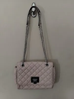 Michael Kors Pink Quilted Sloan Leather Purse GUC 10x7x3 • $125