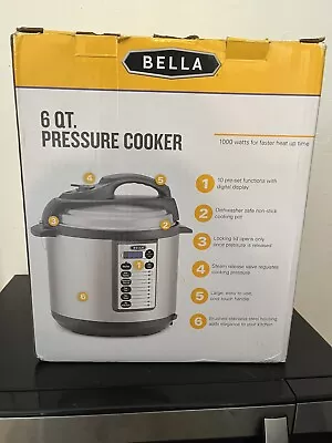 Bella Electric Pressure Cooker NEW! 6 Quart • $45